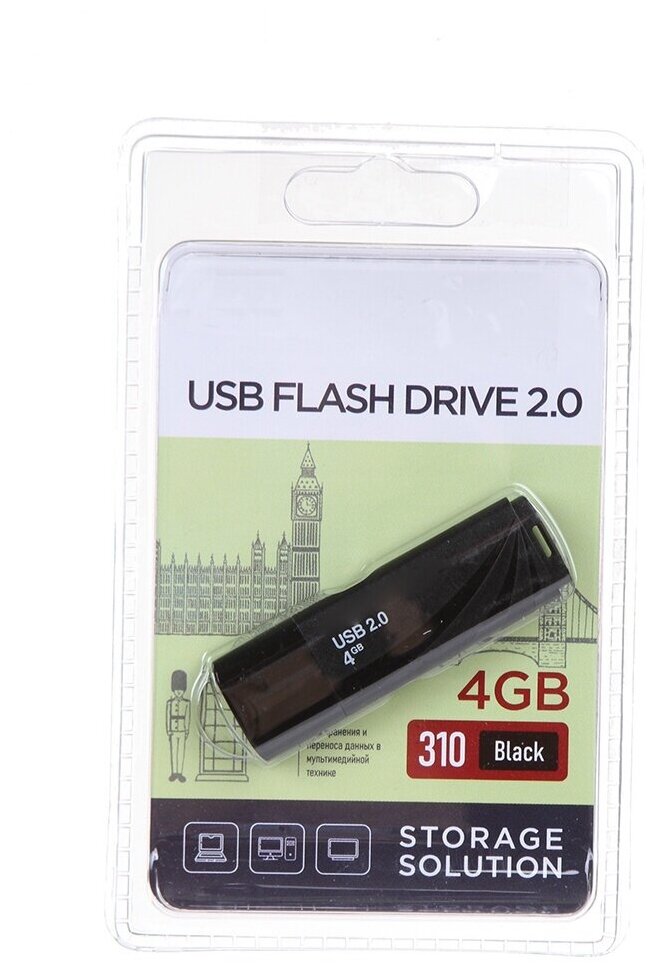 USB флэш-накопитель OLTRAMAX OM-4GB-310-Black 1255046