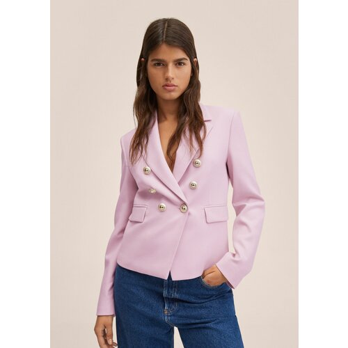 Пиджак MANGO, размер 38, розовый