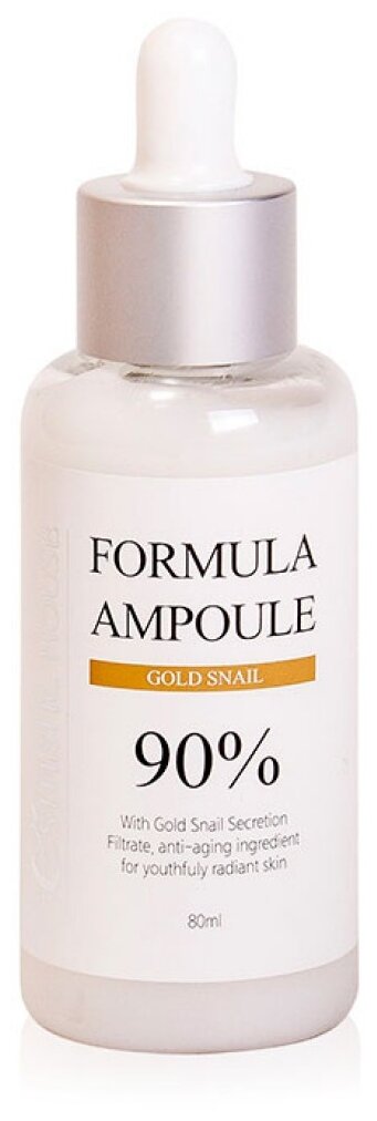 Esthetic House Formula Ampoule Gold Snail 90% Сыворотка для лица с золотом и экстрактом слизи улитки 80 мл