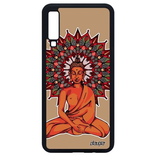 фото Новый чехол на смартфон // galaxy a7 2018 // "будда" buddha мандала, utaupia, оранжевый