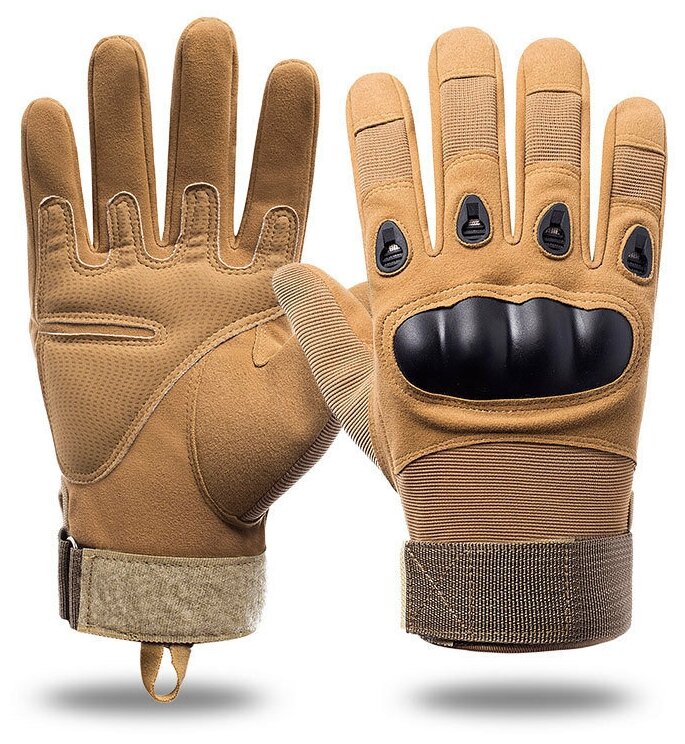 Тактические перчатки для мужчин полнопалые Army Tactical Gloves, цвет Песочный - XL