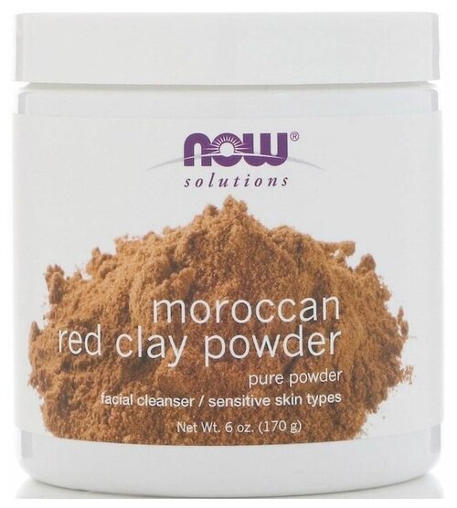 Now Moroccan Red Clay Powder (170 г) Марокканская красная глина в порошке