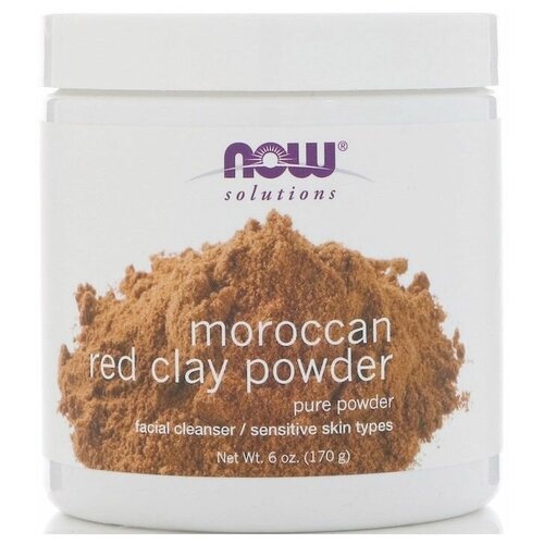 Now Moroccan Red Clay Powder (170 г) Марокканская красная глина в порошке