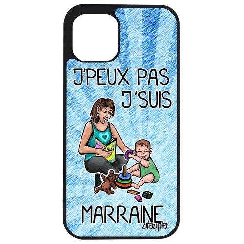 фото Модный чехол на телефон // iphone 12 // "не могу - стала крестной!" юмор семья, utaupia, голубой