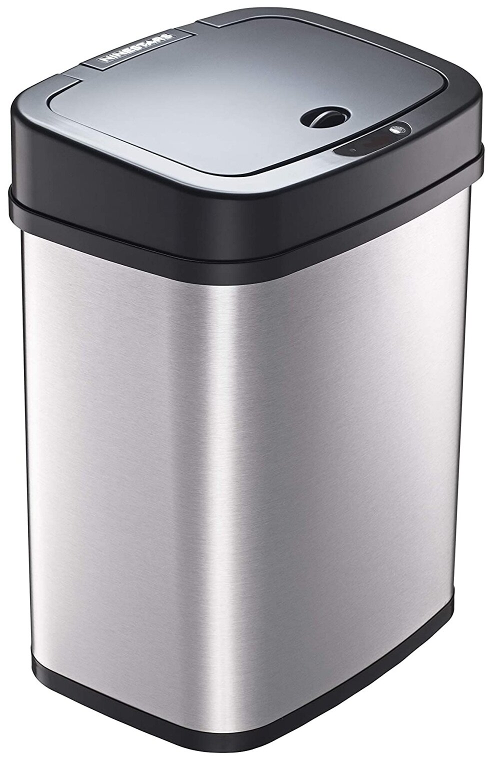 Мусорное ведро Ninestars Stainless steel Sensor Trash Can 12л (DZT-12-5) серебристый - фотография № 2