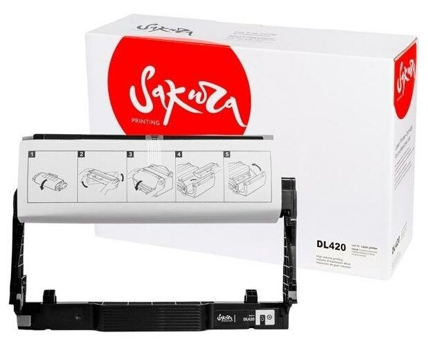 Фотобарабан SAKURA DL420 для Pantum, черный, 30000 к. P3300/P3010/M6800/M7200/M7300 - фото №6