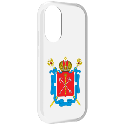 Чехол MyPads герб-санкт-петербург для Honor X7 задняя-панель-накладка-бампер