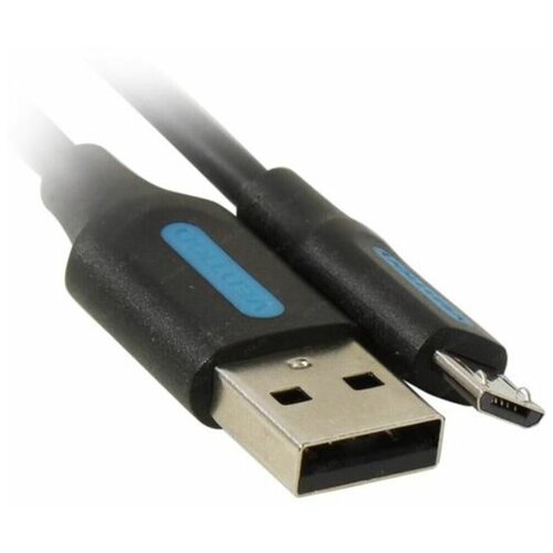 Кабель питания micro USB b для зарядки телефона длинна 1.5 метра Vention провод для устройств usb 2.0 AM/micro B 5pin, арт. COLBG