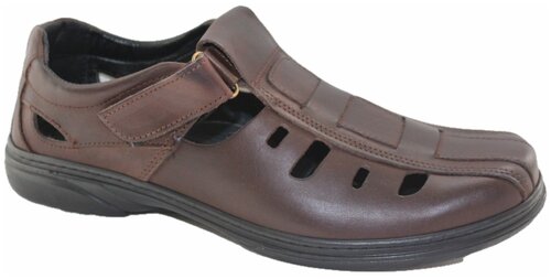 Туфли CANOLINO, натуральная кожа, размер 40, коричневый