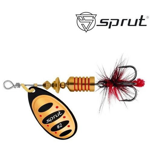 фото Блесна sprut alba spinner №2 5.5г/bkc