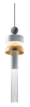 Подвесной светильник в стиле Nappe by Masiero (одна лампа тип В 150*500 мм)