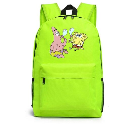 Рюкзак Патрик и Губка Боб (Sponge Bob) зеленый №2 рюкзак патрик и губка боб sponge bob голубой 2