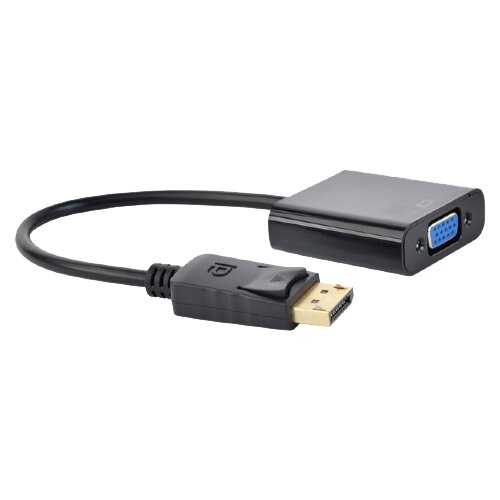 Переходник CABLEXPERT DisplayPort -> VGA A-DPM-VGAF-02, 20M/15F, кабель 15см