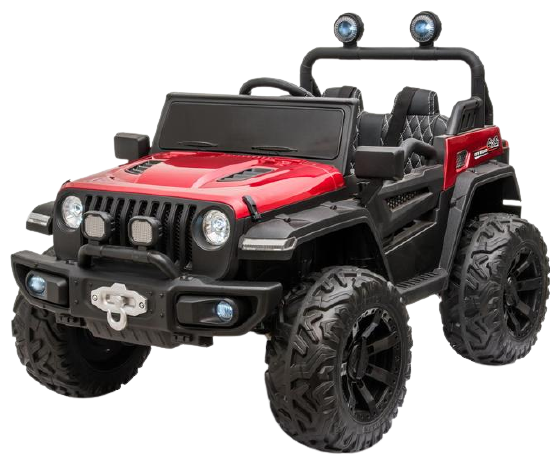 Электромобиль RiverToys Jeep C555CC 4WD (Лицензия) (Красный глянец)