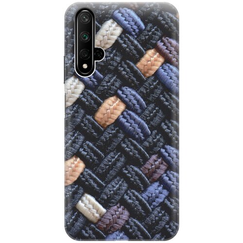 фото Силиконовый чехол на honor 20 / huawei nova 5t / хонор 20 / хуавей нова 5т с принтом "сплетение gosso