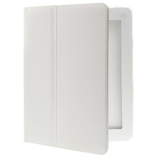 Кожаный чехол подставка для Apple iPad 1 GSMIN Series CL (Vintage) (Белый)