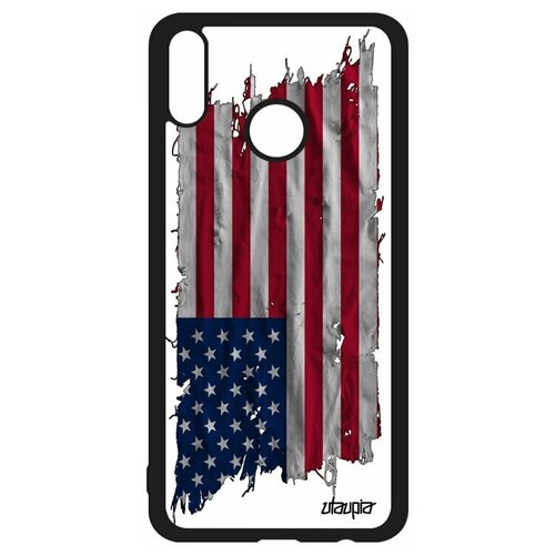 фото Чехол для смартфона honor 8x, "флаг соединенных штатов на ткани" страна патриот utaupia