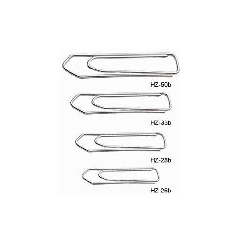 Скрепки Kw-Trio HZ-33B оцинкованные домик 33мм (упак:100шт) картонная коробка