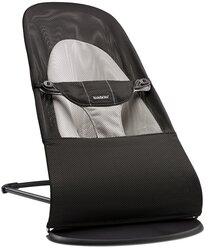 Шезлонг BabyBjorn Balance Soft (сетка), black/gray