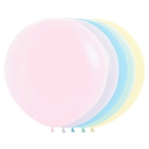 фото Шар латексный 24", пастель, макаронс, набор 10 шт., микс mikimarket