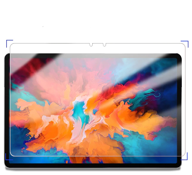 Защитное противоударное стекло Чехол. ру для планшета Lenovo P11 Pro 11.5 TB-J706F (2020 / 2021) / Lenovo Pad Pro 2021 (TB-J716) с олеофобным покрытием
