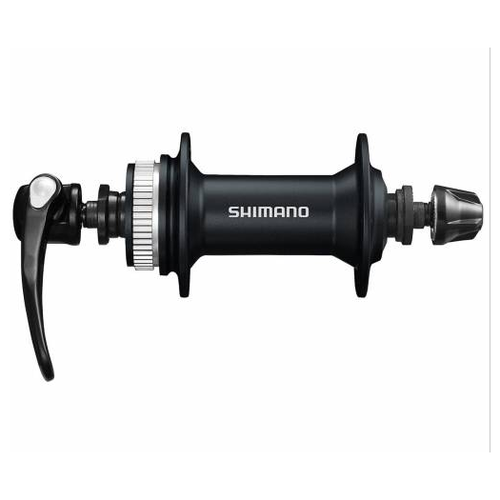 фото Втулка велосипедная shimano alivio, передняя, 32н, 8-10 скоростей, под диск (centerlock), ahbm4050bl