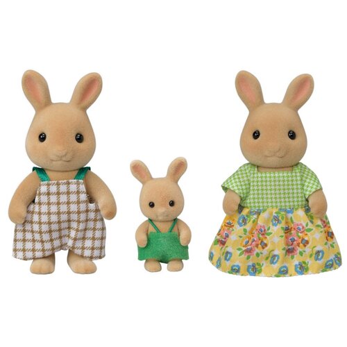 Фигурки Sylvanian Families Семья Солнечных кроликов 5372, 3 шт., 3 дет.