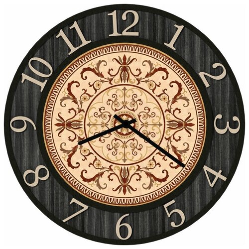 фото Svs настенные часы svs 3002907 модный узор