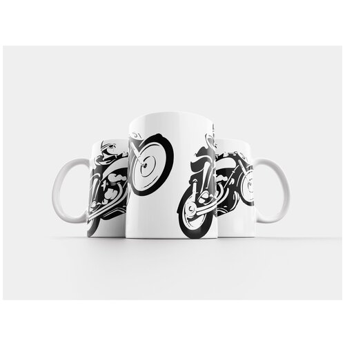 фото Кружка "мужчины, мотоцикл, трюк" 320 мл lotsprints