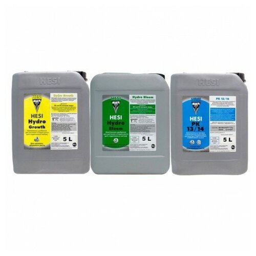 Комплект удобрений Hesi для гидропоники 3x5 л