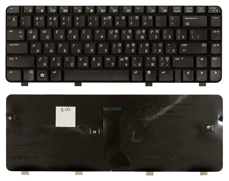 Клавиатура для ноутбука HP Pavilion DV4-1000 черная