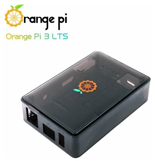 Корпус для orange pi 3 LTS(2GB8GB)/ орандж пай / черный / abs пластик