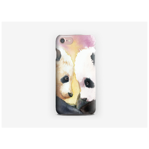 фото Силиконовый чехол панда на apple iphone 8 plus/ айфон 8 плюс xcase