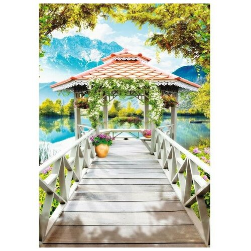 Фотообои Беседка 4 листа 140x200 смВ упаковке шт 1 1172₽