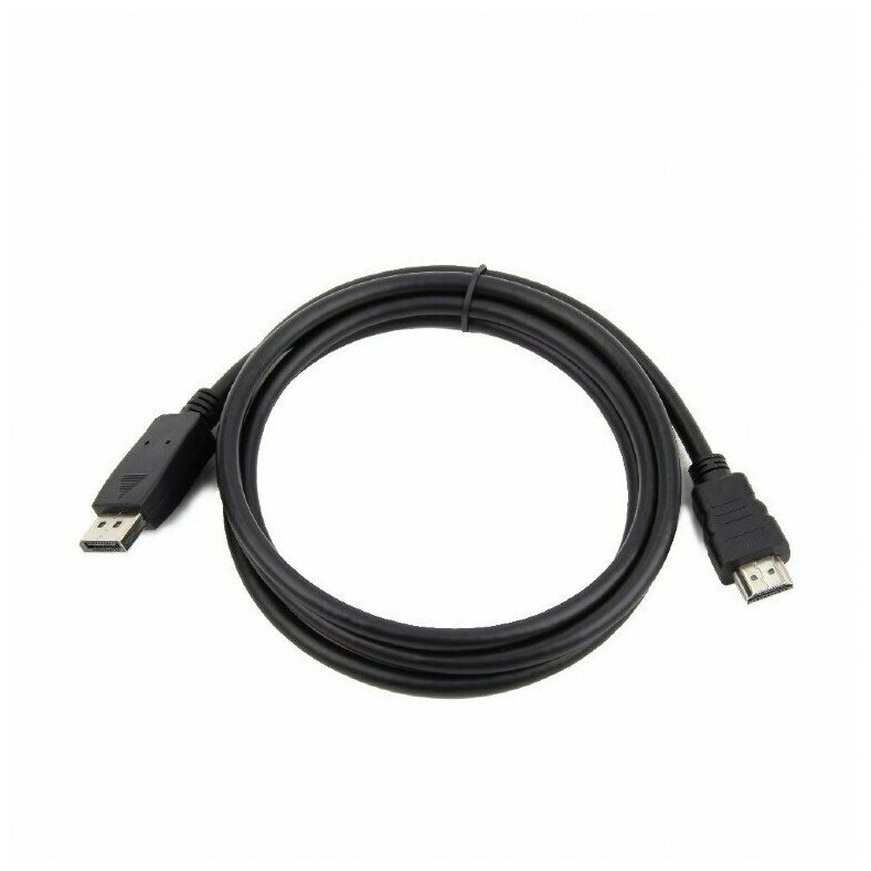 Кабель DisplayPort 5м Cablexpert CC-DP-HDMI-5M круглый черный - фото №2
