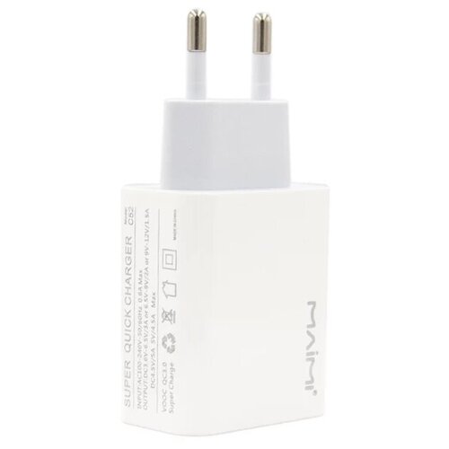 Зарядное устройство MAIMI C52 1USB 3,0 22,5W, белый