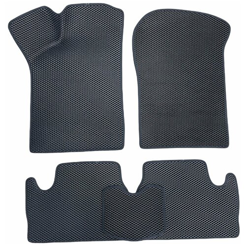 Автомобильные коврики ЕВА EVA для Lada 2109 21099 2113 2114 2115 1987-2012 Лада ВАЗ 2D 2Д без выреза черный 3000₽