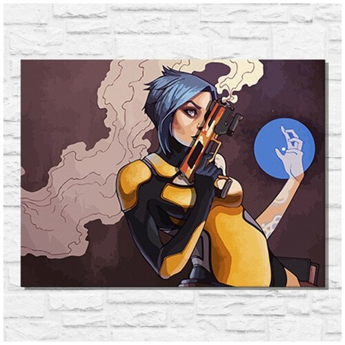 Картина по номерам на холсте игра Borderlands 2 - 11580 Г 30x40