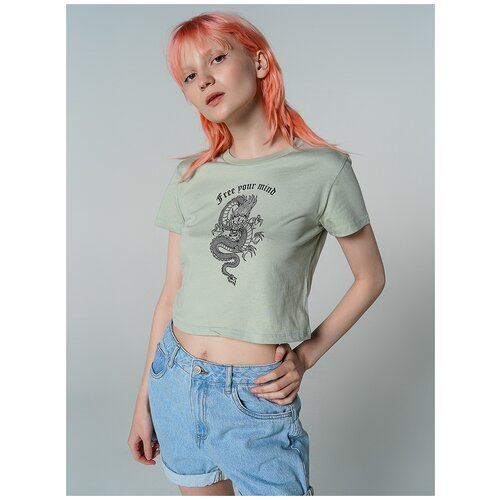 фото Футболка твое, размер xs, светло-зеленый