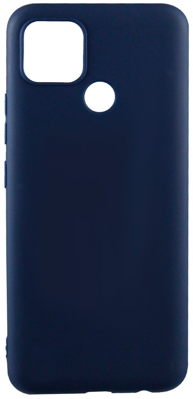 Чехол защитный TPU LuxCase для Xiaomi Redmi 9C, Синий, 1,1 мм - фото №1
