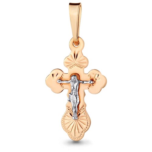 фото Золотая подвеска aquamarine 12621 diamant-online