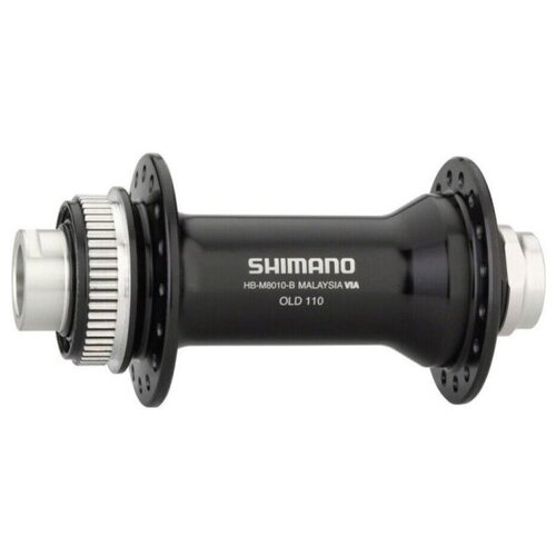 Втулка передняя Shimano XT, M8010, 36 отверстий, без оси 15мм, C.Lock, old: 100мм, EHBM8010AX