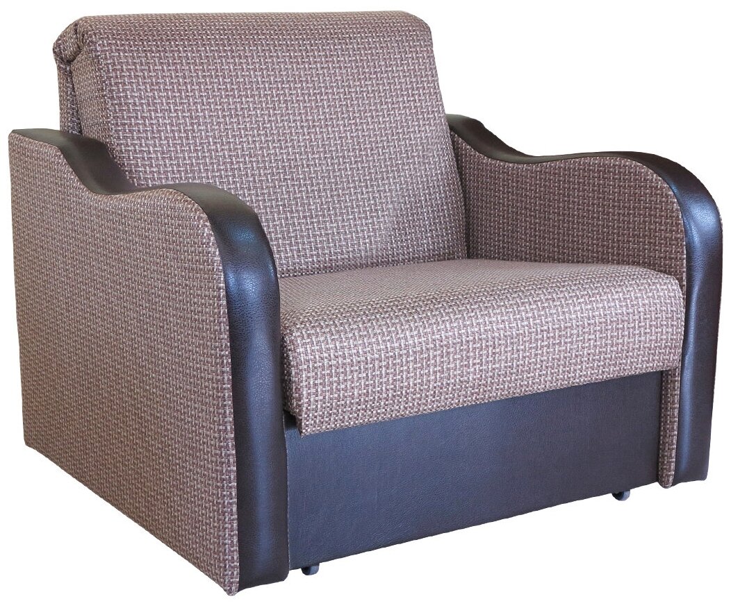 Кресло-кровать Шарм-Дизайн Коломбо рогожка коричневый