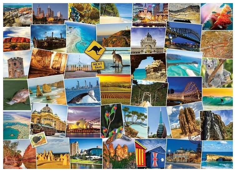 Пазл Eurographics Дорогами Австралии, 1000 элементов (6000-0753) - фото №2
