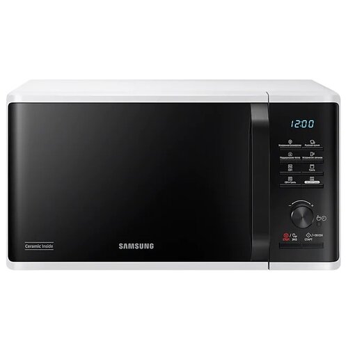 микроволновая печь samsung ge88sub bw черный Микроволновая печь Samsung MG23K3515A, белый