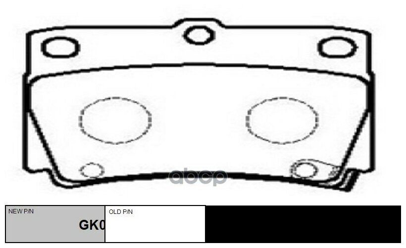 / Ckm-34 Колодки Тормозные Дисковые | Зад | CTR арт. GK0602