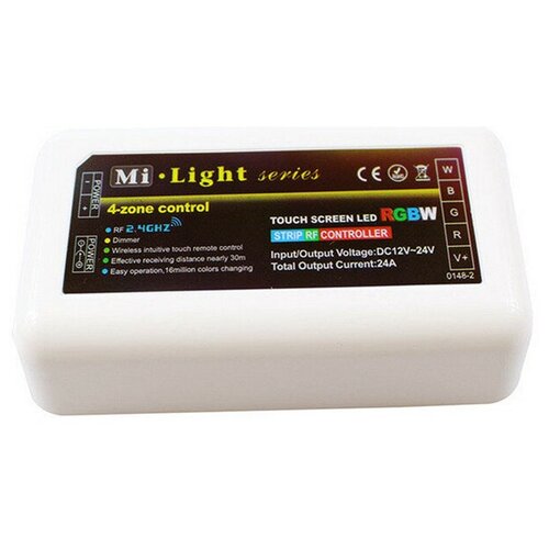 RGBW Контроллер Mi-light FUT038, радио, 10А, 12-24В, 120-240Вт