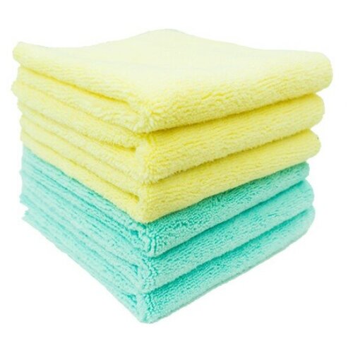 PURESTAR Two face edge less buffing towel Разноворсовое полотенце для располировки 32х32см (6шт)