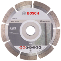 Диск алмазный отрезной BOSCH Standard for Concrete 2608602198, 150 мм 1