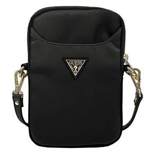 Сумка Guess Nylon Phone bag with Triangle metal logo для телефонов до 8, цвет Черный (GUPBNTMLBK) fashion classic brand women s one shoulder messenger bag multi card mobile phone coin purse detachable sling mobile phone bag